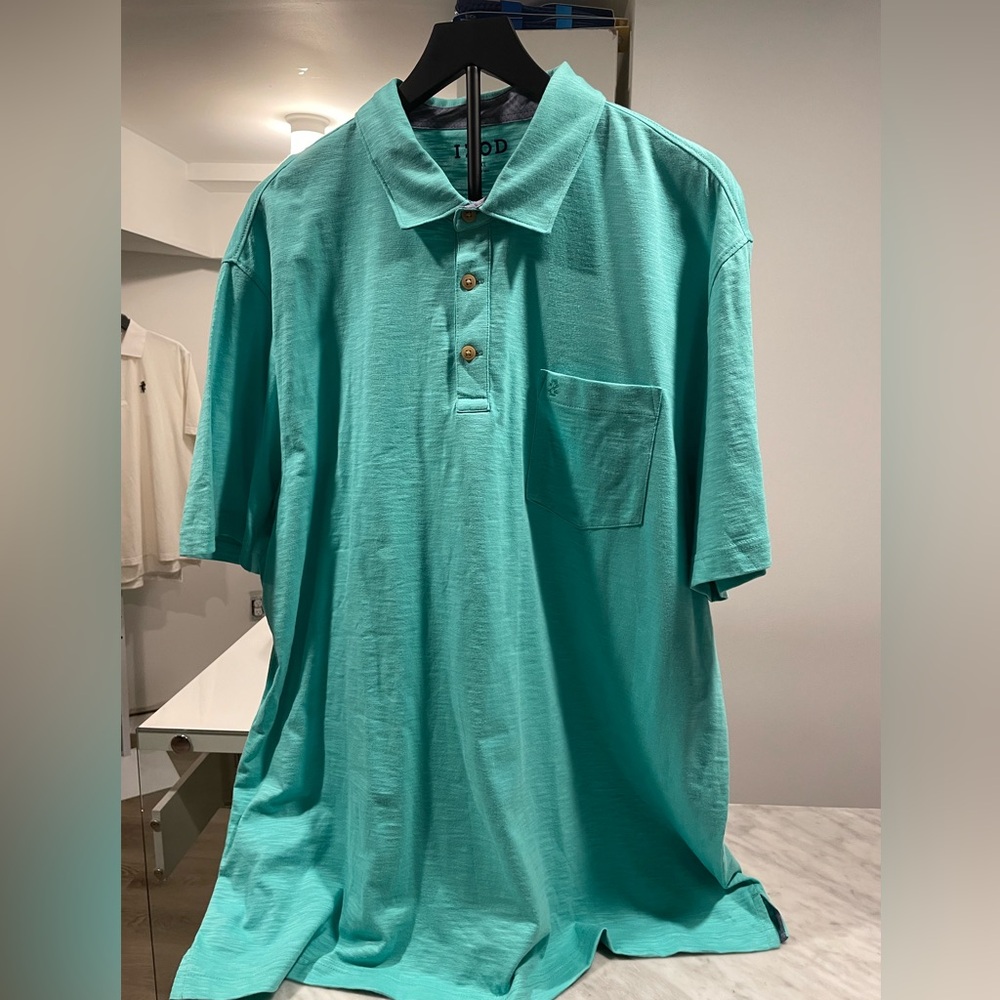 Izod Turquoise Polo Shirt for Men